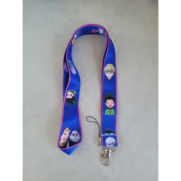 Japanese Anime Hunter X Hunter Neck Lanyard & Clip purple Fabric One Size Unisex - Picture 3 of 6